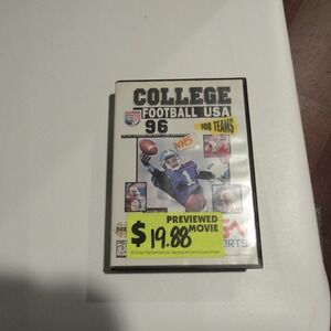 COLLEGE FOOTBALL 96 1996‎ game Sega Genesis CIB Complete